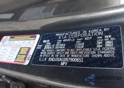 2024 Kia Soul Ex from USA, damaged, VIN KNDJ33AUXR7900651